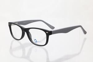 Modern Equal Black/Grey 50-19-140mm Eyeglass FRAMES ONLY - NEW/WITHOUT TAGS